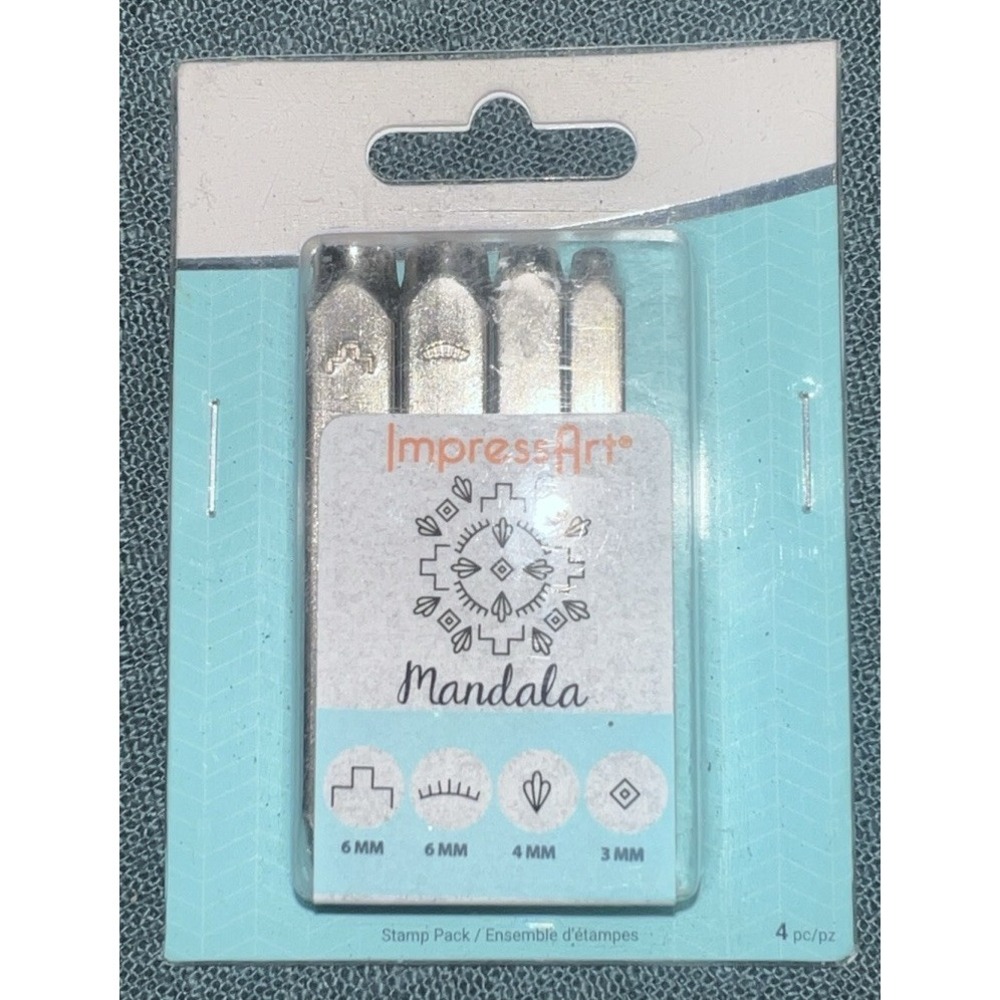 ImpressArt Stamp Pack Mandala Series 3, SC15K-AC-4PC-M